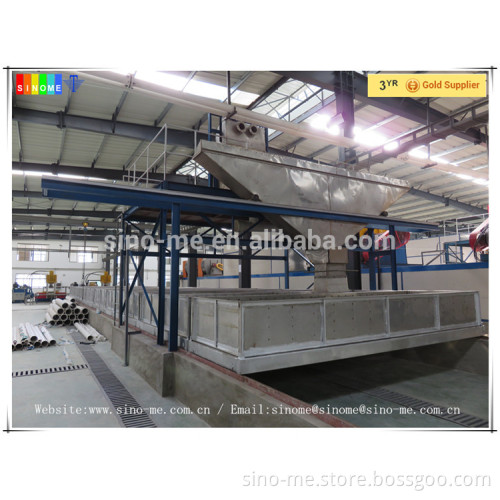 Hopper and Filling station for Rubber processing